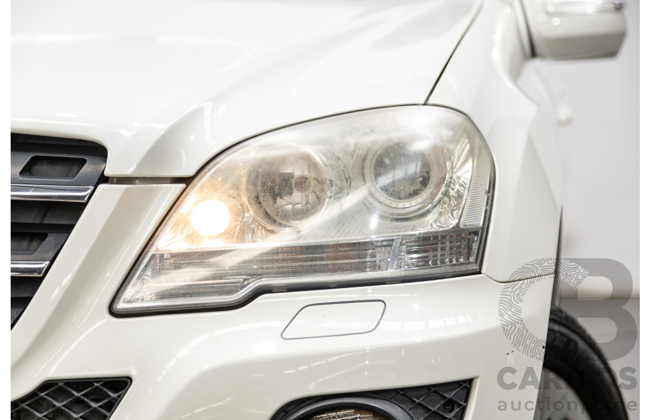 5/2009 Mercedes Benz ML350 (4x4) W164 09 UPGRADE 4d Wagon Calcite White V6 3.5L
