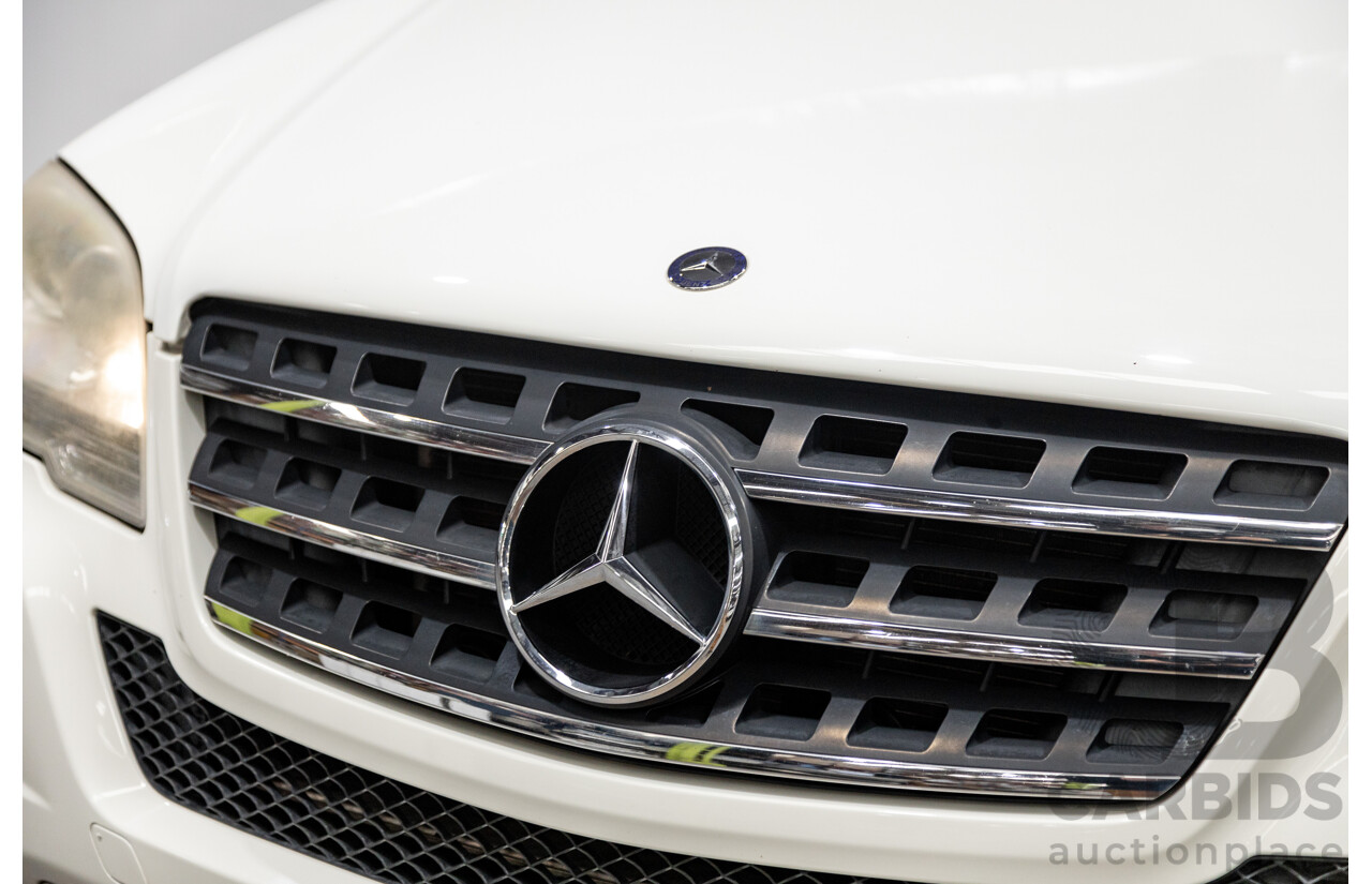 5/2009 Mercedes Benz ML350 (4x4) W164 09 UPGRADE 4d Wagon Calcite White V6 3.5L