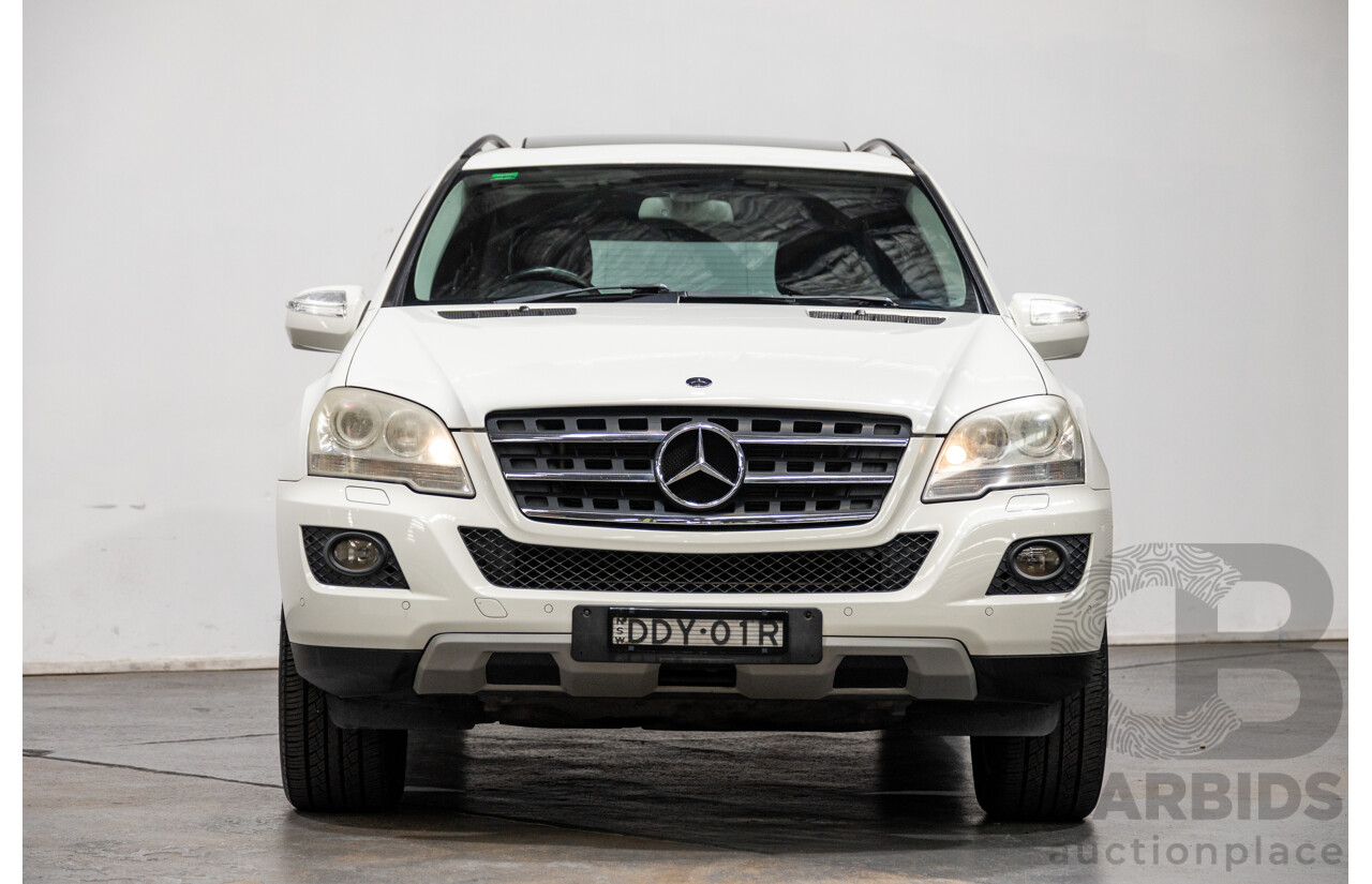 5/2009 Mercedes Benz ML350 (4x4) W164 09 UPGRADE 4d Wagon Calcite White V6 3.5L