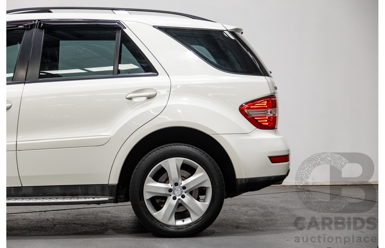 5/2009 Mercedes Benz ML350 (4x4) W164 09 UPGRADE 4d Wagon Calcite White V6 3.5L