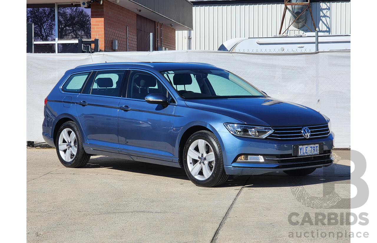 06/2016 Volkswagen Passat 132 TSI FWD 3C MY16 4D Wagon Blue 1.8L