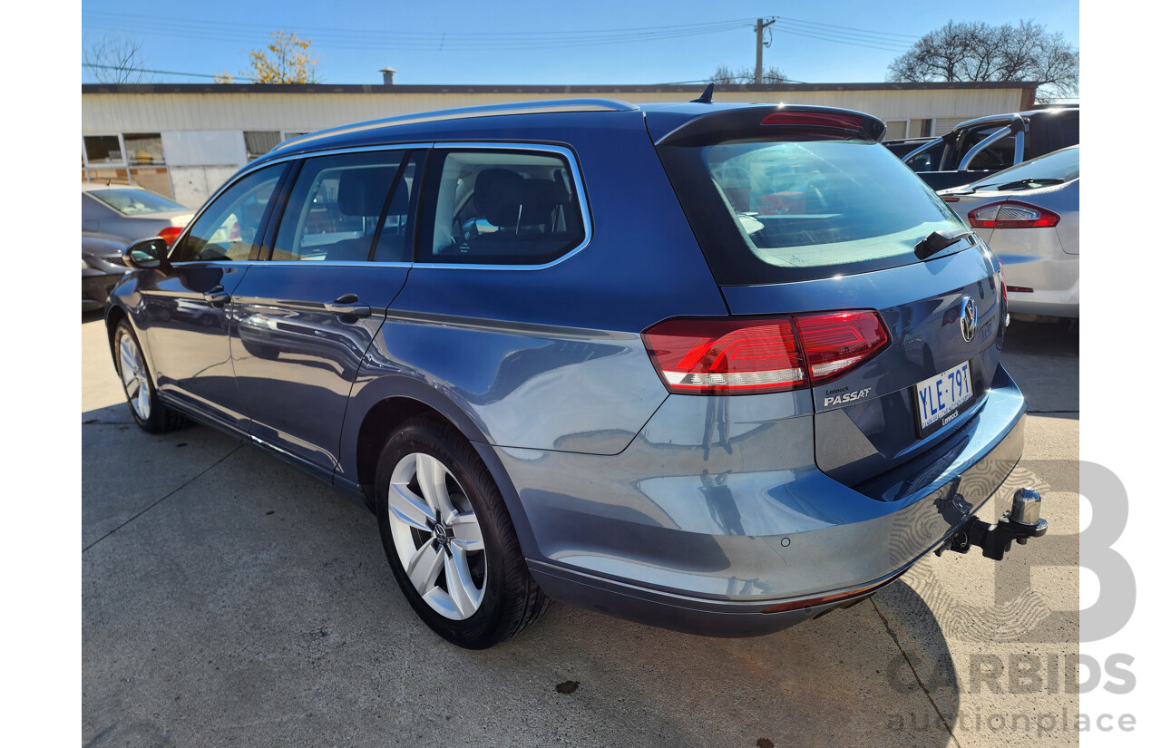 06/2016 Volkswagen Passat 132 TSI FWD 3C MY16 4D Wagon Blue 1.8L