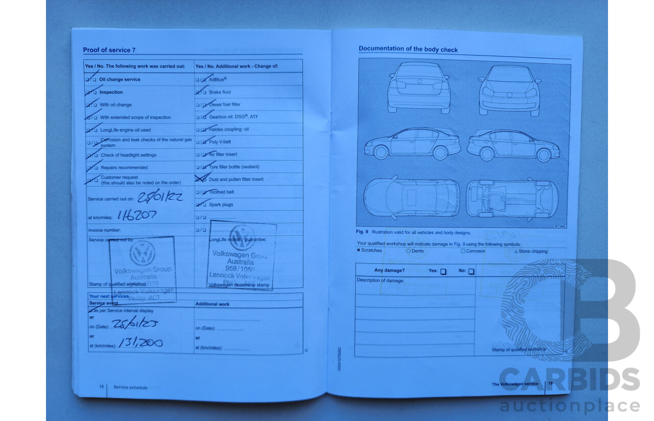 06/2016 Volkswagen Passat 132 TSI FWD 3C MY16 4D Wagon Blue 1.8L