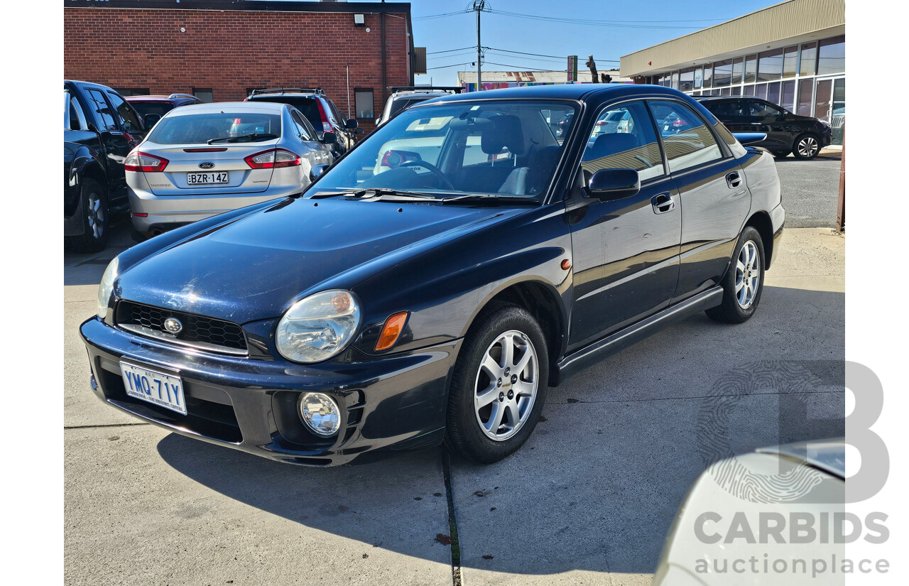 2/2001 Subaru Impreza RX (awd) MY01 4d Sedan Blue 2.0L