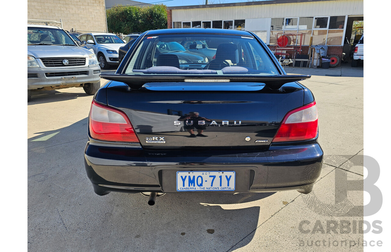 2/2001 Subaru Impreza RX (awd) MY01 4d Sedan Blue 2.0L