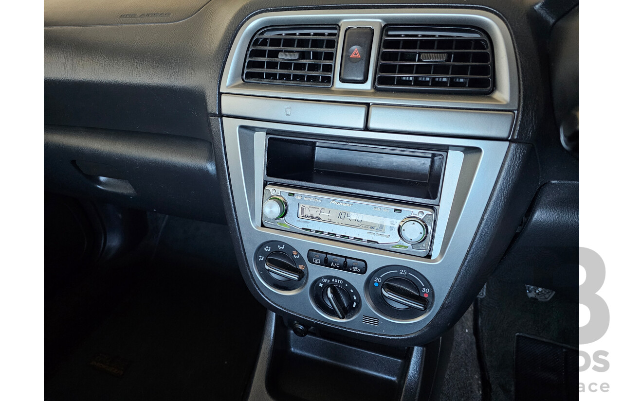 2/2001 Subaru Impreza RX (awd) MY01 4d Sedan Blue 2.0L