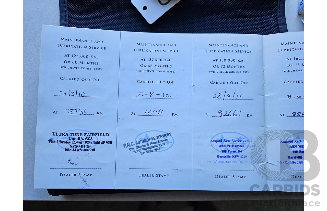 2/2001 Subaru Impreza RX (awd) MY01 4d Sedan Blue 2.0L