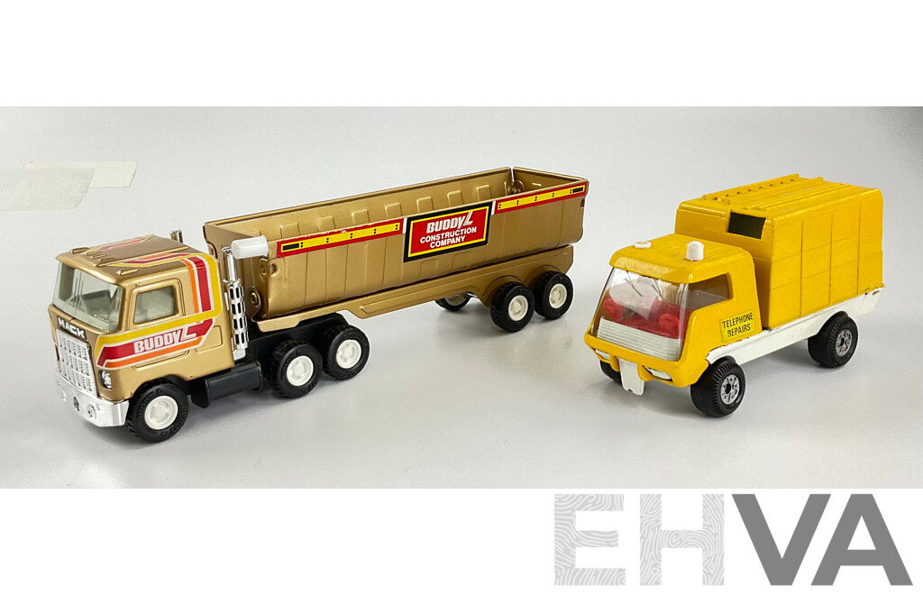 Lot De Camions Jouets Buddy L Et Tonka - Occasion