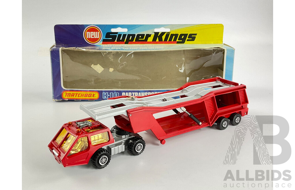 Matchbox Superkings K-10 – Transporteur De Voitures 1:64, Rare