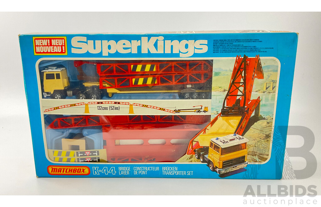 Vintage Matchbox Super Kings K44 Bridge Layer in Original Box