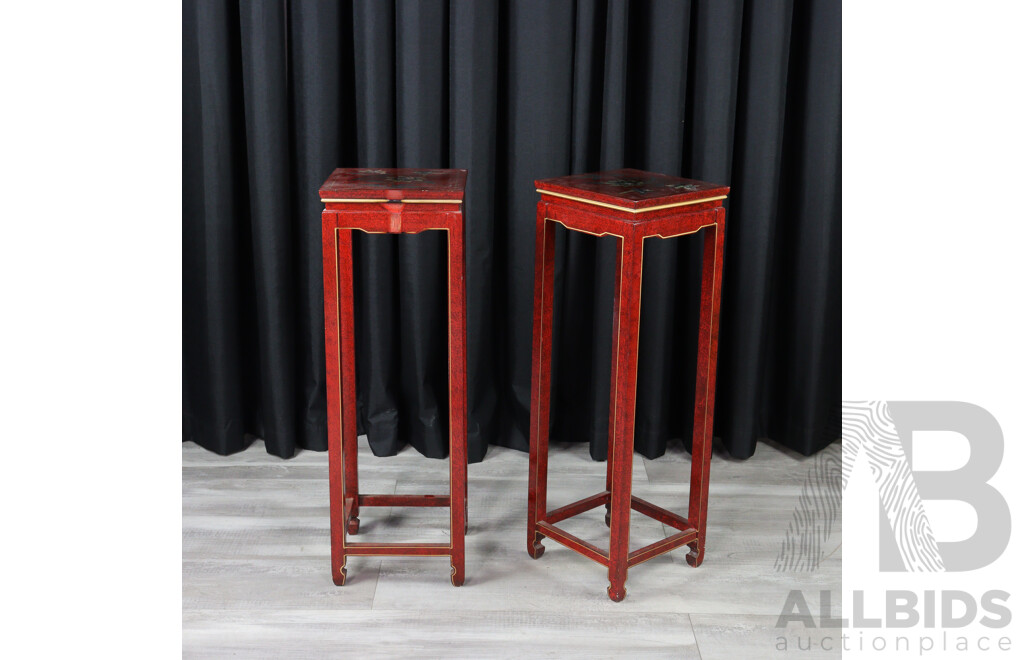 Pair of Chinese Jardinière Stands