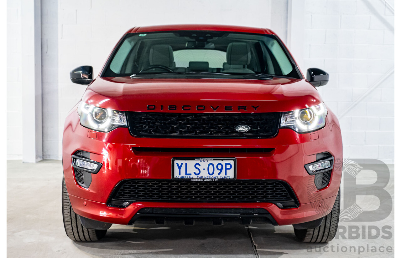 11/2016 Land Rover Discovery Sport TD4 180 HSE (AWD) LC MY17 4d Wagon Firenze Red Turbo Diesel 2.0L