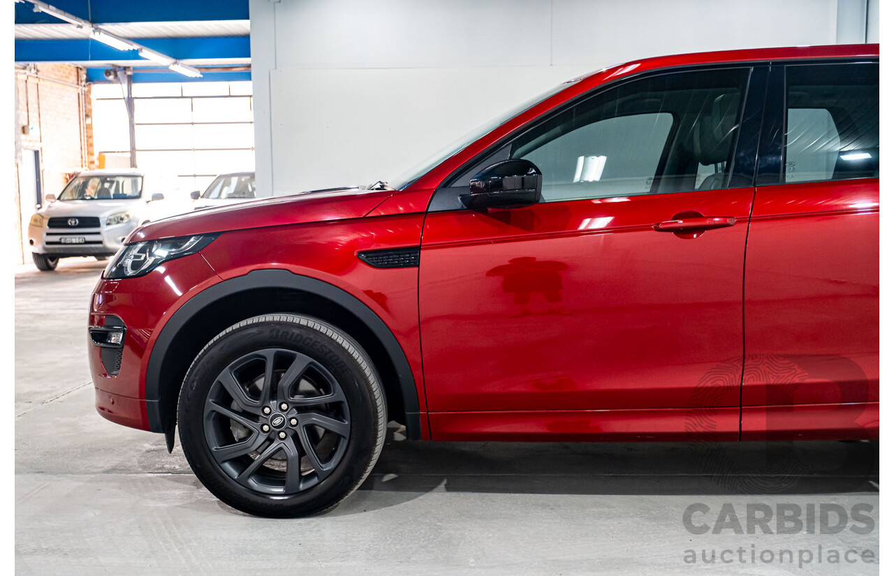 11/2016 Land Rover Discovery Sport TD4 180 HSE (AWD) LC MY17 4d Wagon Firenze Red Turbo Diesel 2.0L