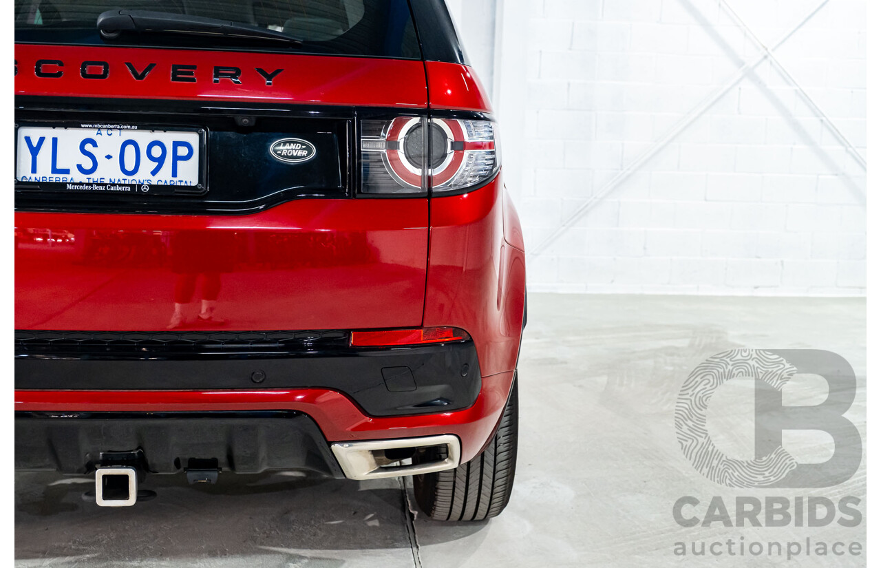 11/2016 Land Rover Discovery Sport TD4 180 HSE (AWD) LC MY17 4d Wagon Firenze Red Turbo Diesel 2.0L