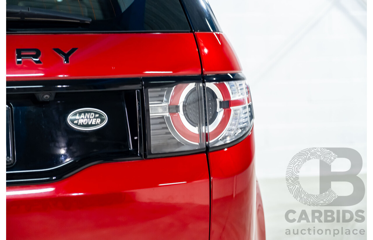 11/2016 Land Rover Discovery Sport TD4 180 HSE (AWD) LC MY17 4d Wagon Firenze Red Turbo Diesel 2.0L