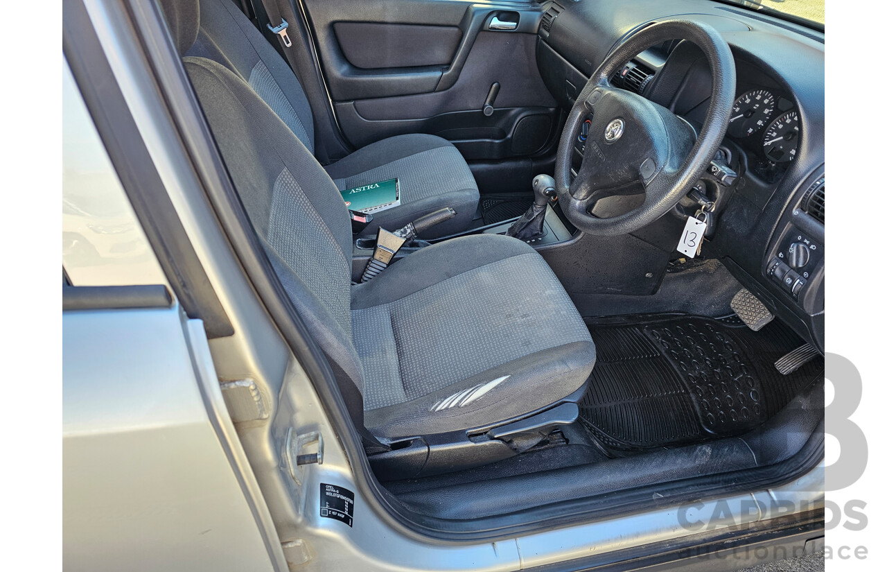 6/2004 Holden Astra CITY TS 4d Sedan Silver 1.8L