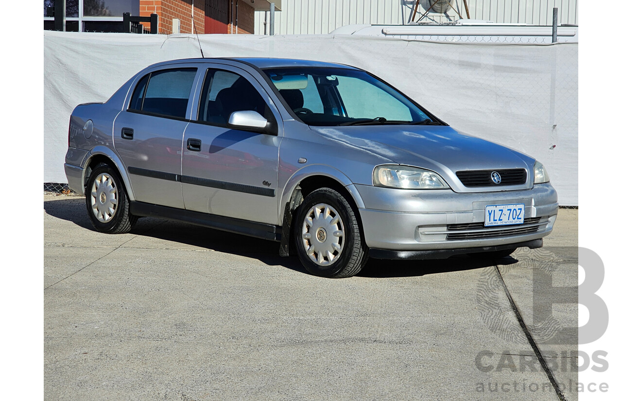 6/2004 Holden Astra CITY TS 4d Sedan Silver 1.8L