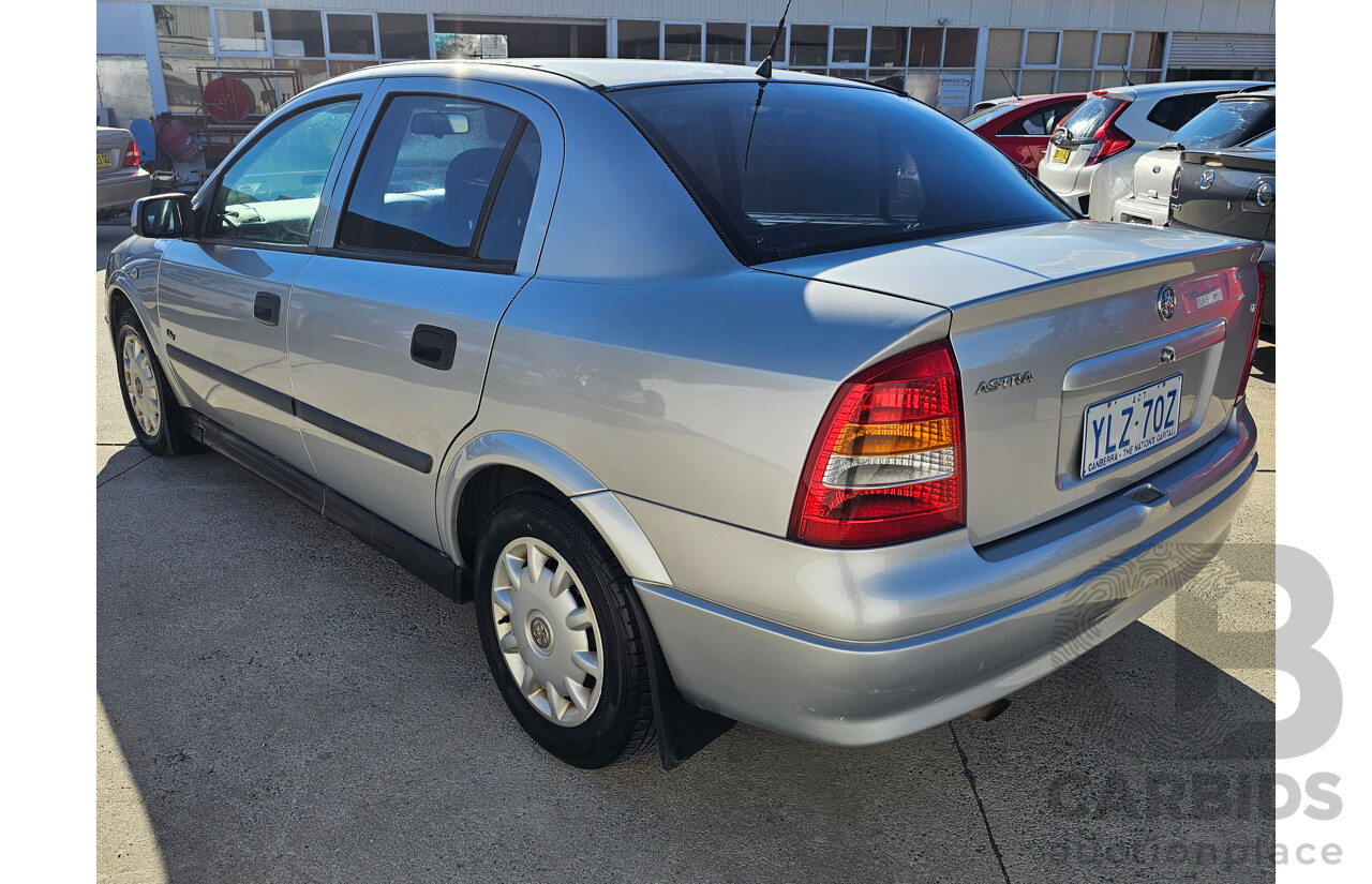 6/2004 Holden Astra CITY TS 4d Sedan Silver 1.8L