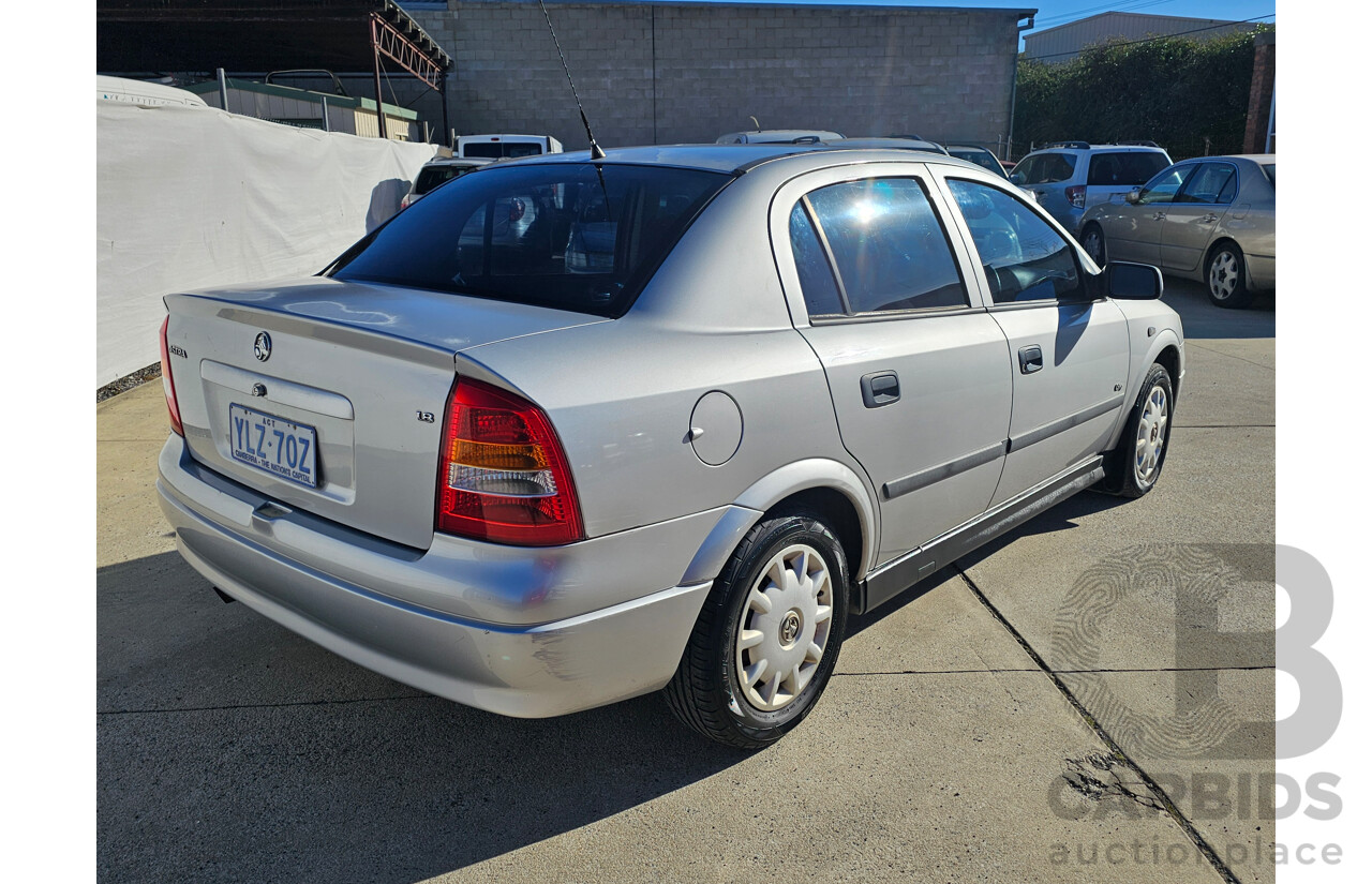 6/2004 Holden Astra CITY TS 4d Sedan Silver 1.8L