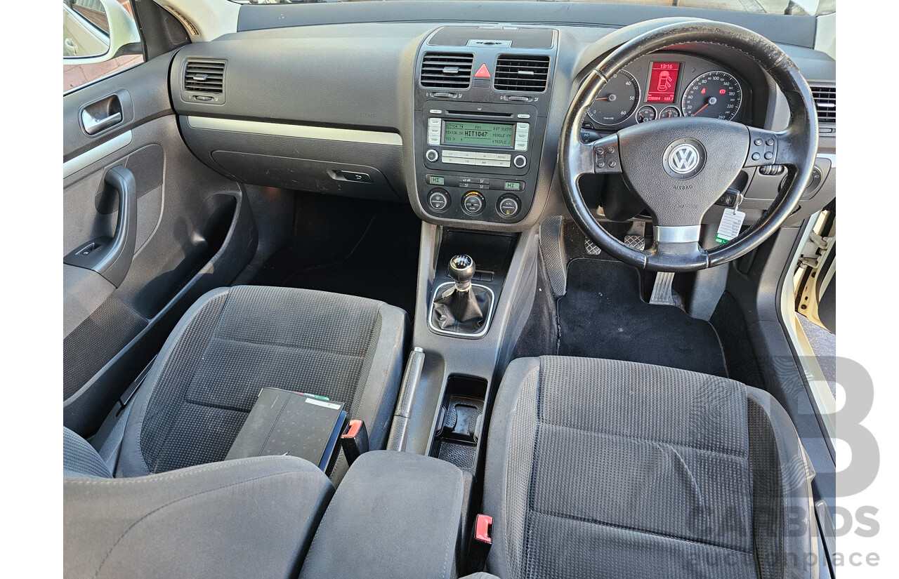 5/2008 Volkswagen Jetta 2.0 TDI 1KM MY08 UPGRADE 4d Sedan White 2.0L