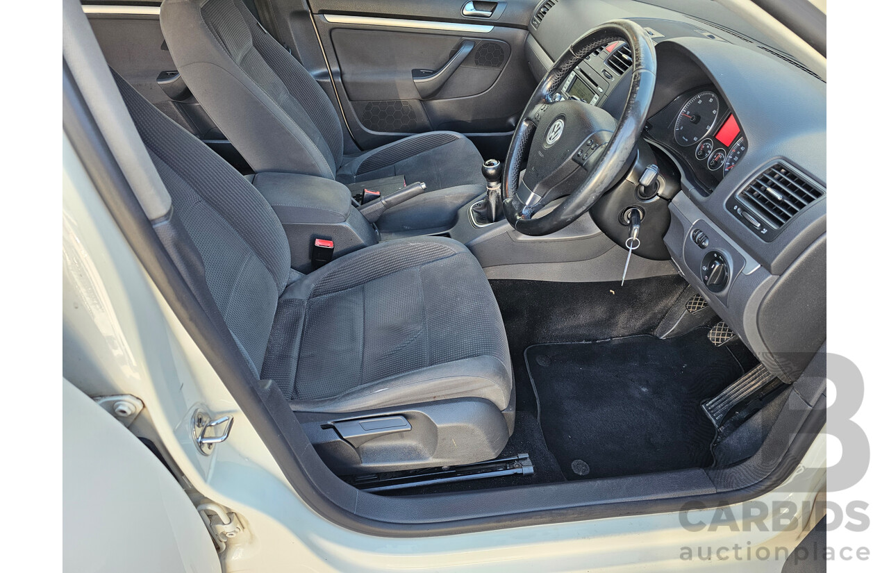 5/2008 Volkswagen Jetta 2.0 TDI 1KM MY08 UPGRADE 4d Sedan White 2.0L
