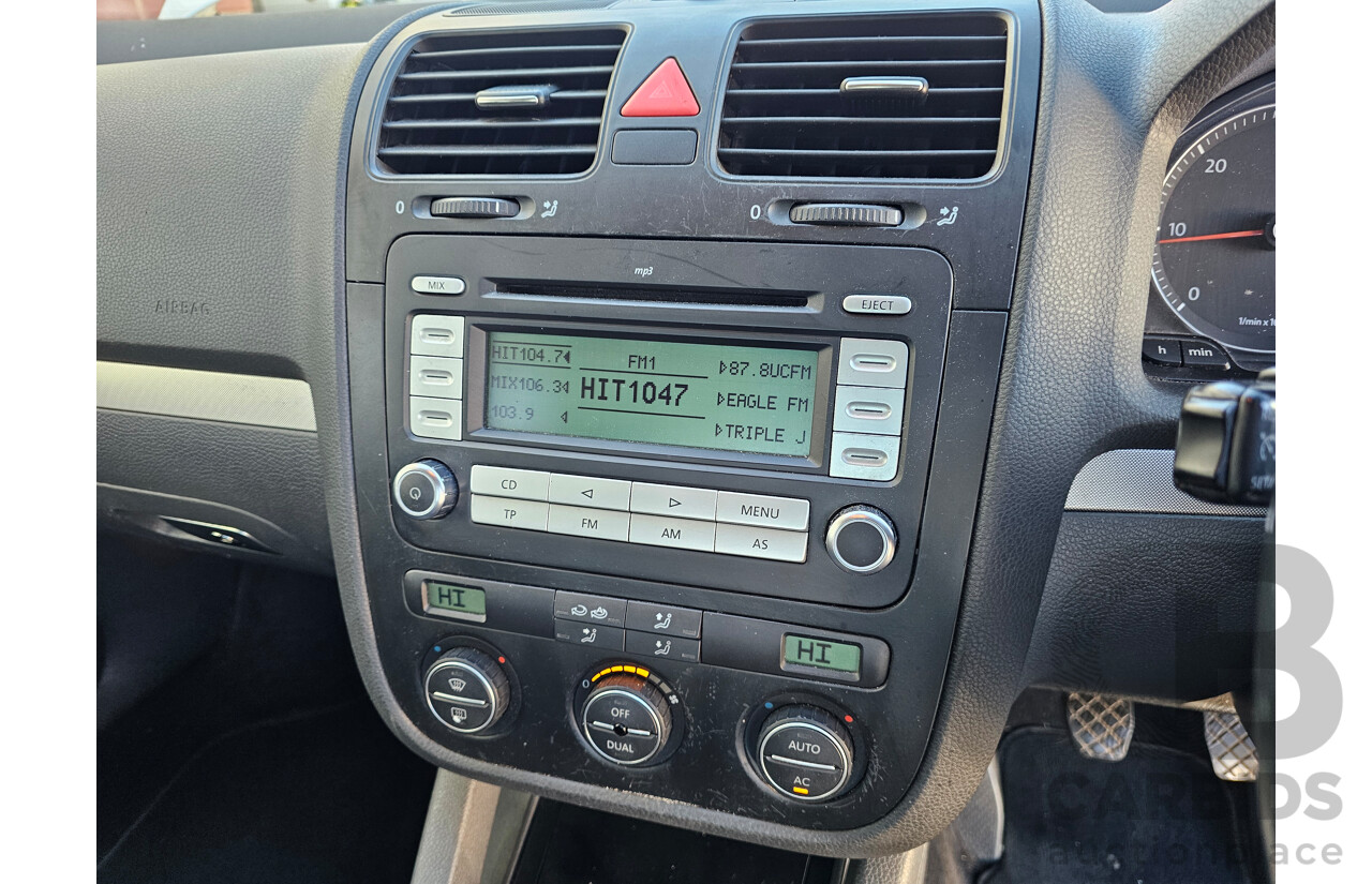 5/2008 Volkswagen Jetta 2.0 TDI 1KM MY08 UPGRADE 4d Sedan White 2.0L