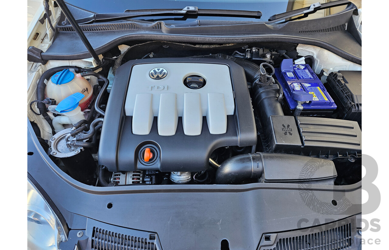 5/2008 Volkswagen Jetta 2.0 TDI 1KM MY08 UPGRADE 4d Sedan White 2.0L