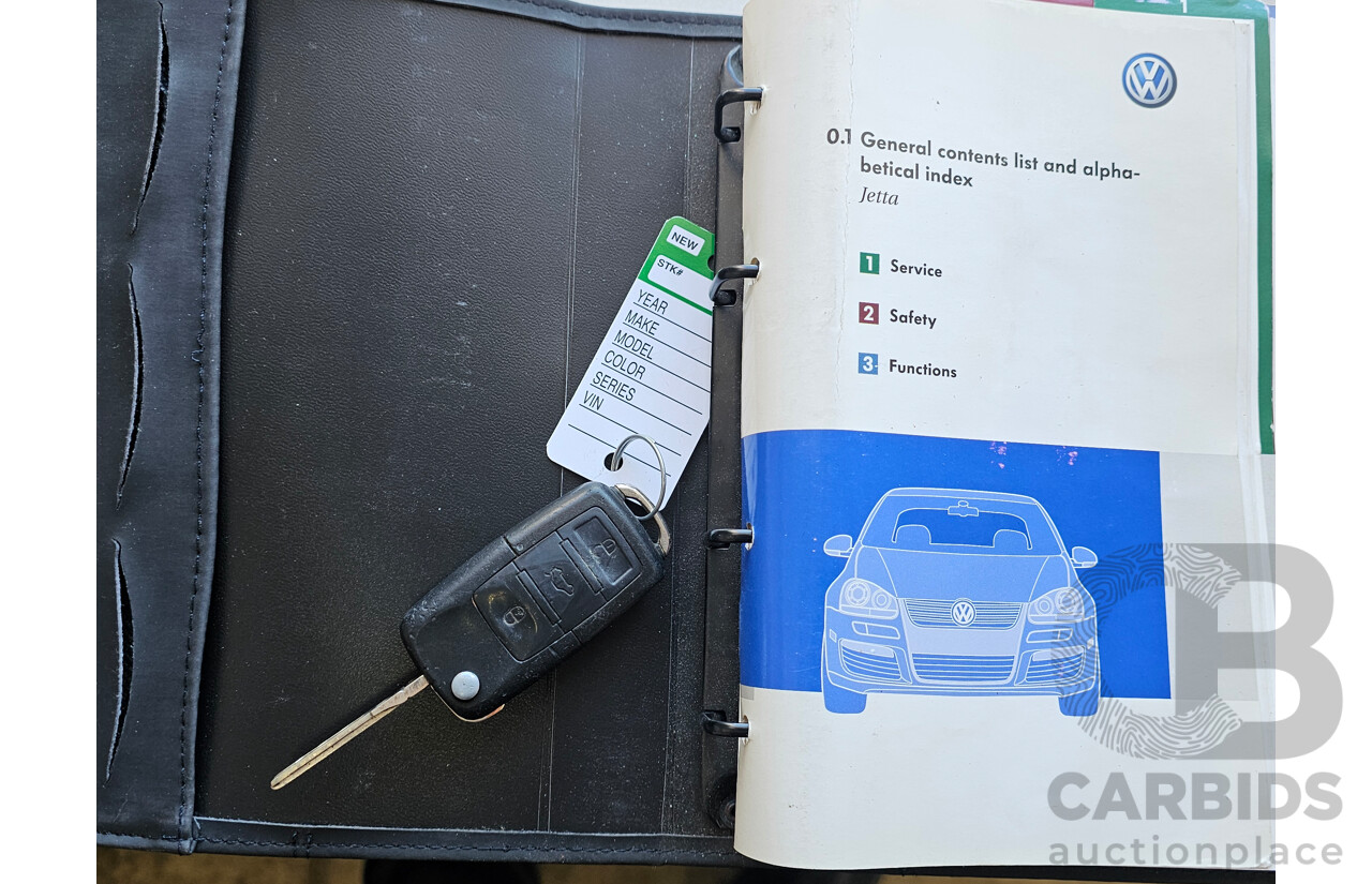 5/2008 Volkswagen Jetta 2.0 TDI 1KM MY08 UPGRADE 4d Sedan White 2.0L