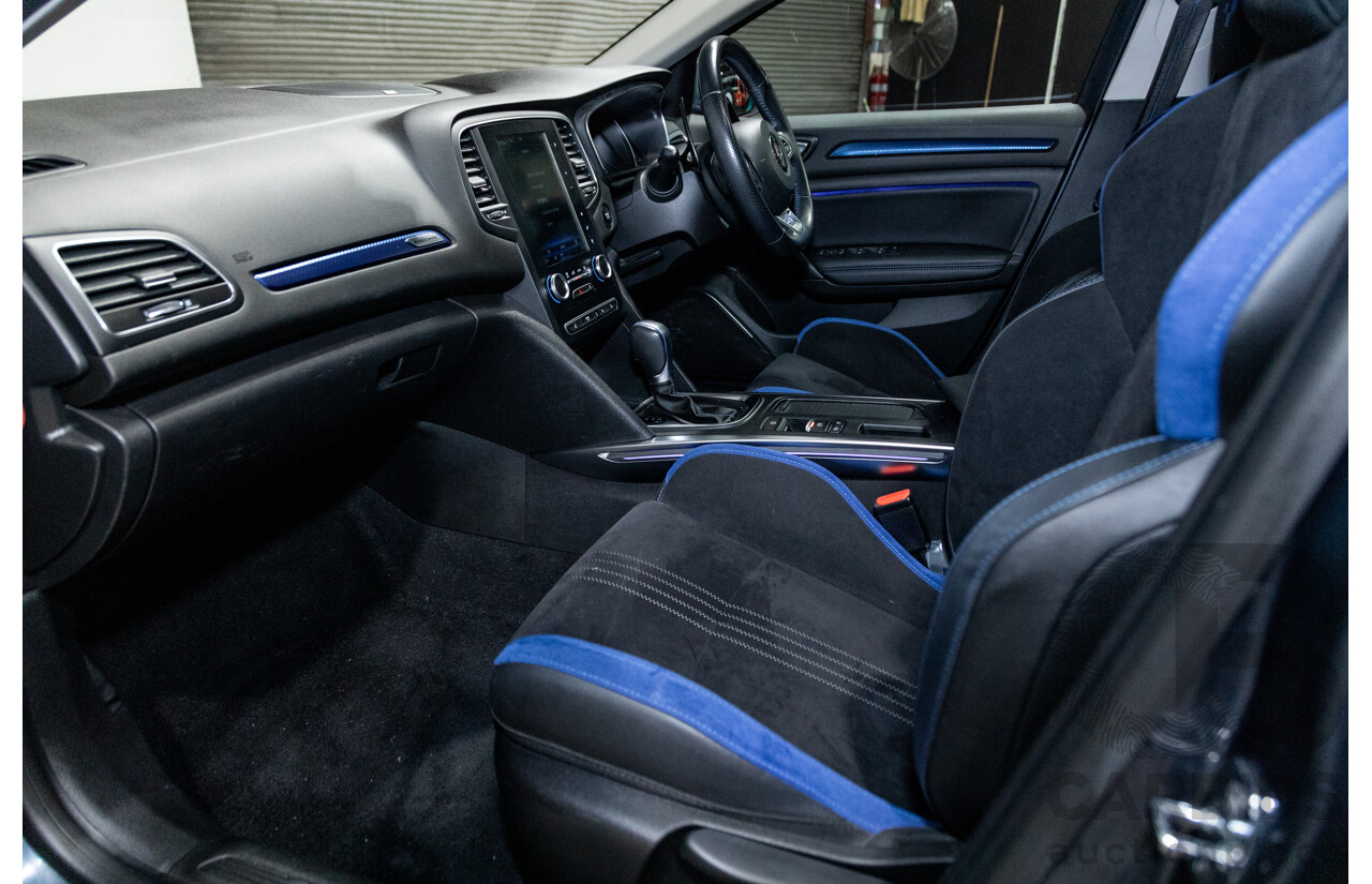 03/2017 Renault Megane GT 205 BFB MY17 4d Hatchback Titanium Metallic Grey Turbo 1.6L