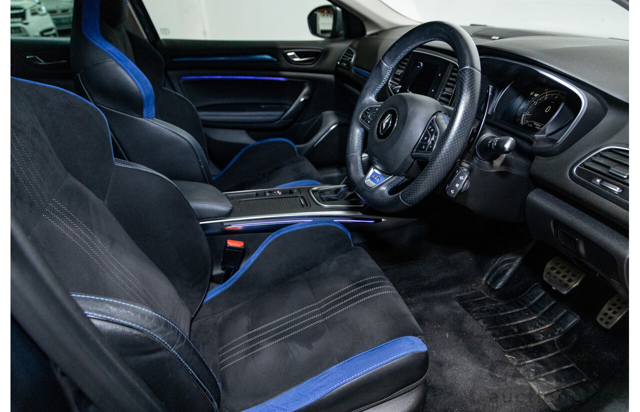 03/2017 Renault Megane GT 205 BFB MY17 4d Hatchback Titanium Metallic Grey Turbo 1.6L