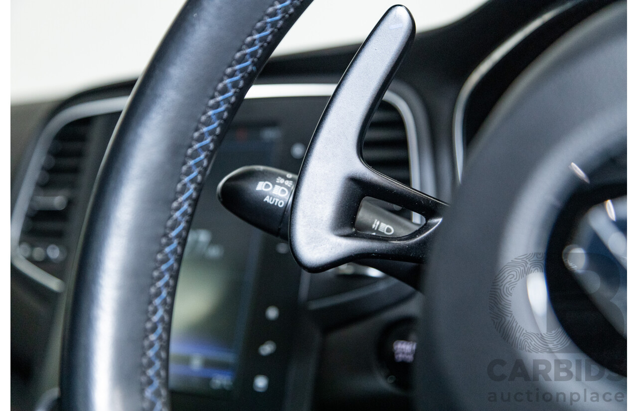 03/2017 Renault Megane GT 205 BFB MY17 4d Hatchback Titanium Metallic Grey Turbo 1.6L