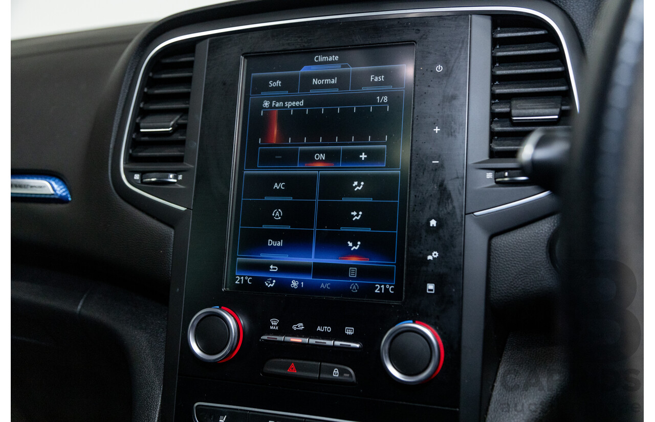 03/2017 Renault Megane GT 205 BFB MY17 4d Hatchback Titanium Metallic Grey Turbo 1.6L