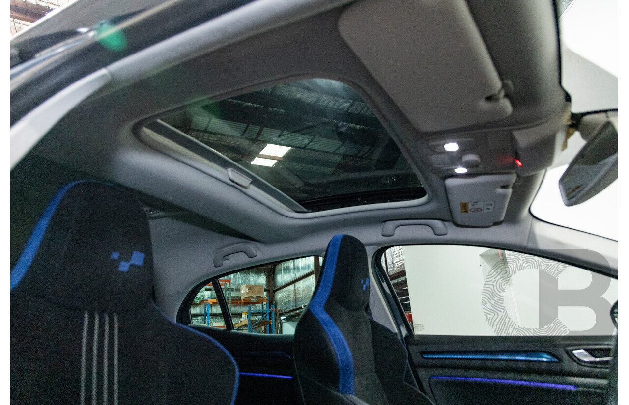 03/2017 Renault Megane GT 205 BFB MY17 4d Hatchback Titanium Metallic Grey Turbo 1.6L