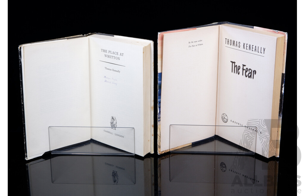 Two First Editions by Thomas Keneally, Comprising the Fear & the Place at Whitton, Both Hardcovers with Dust Jackets