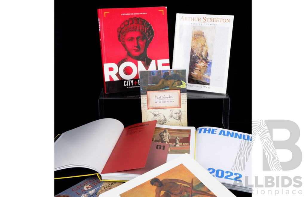 Collection Books Relating to Australian Art, Mix Hardcover & Soft Covers