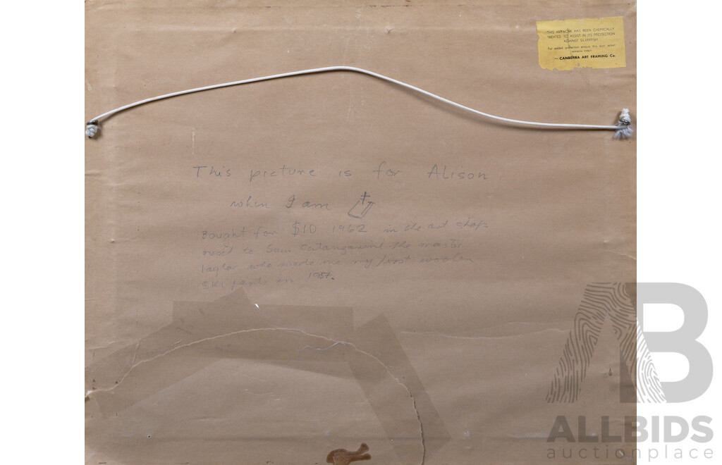 Basel Rantji (1936-1999), Central Australian Landscape, Watercolour