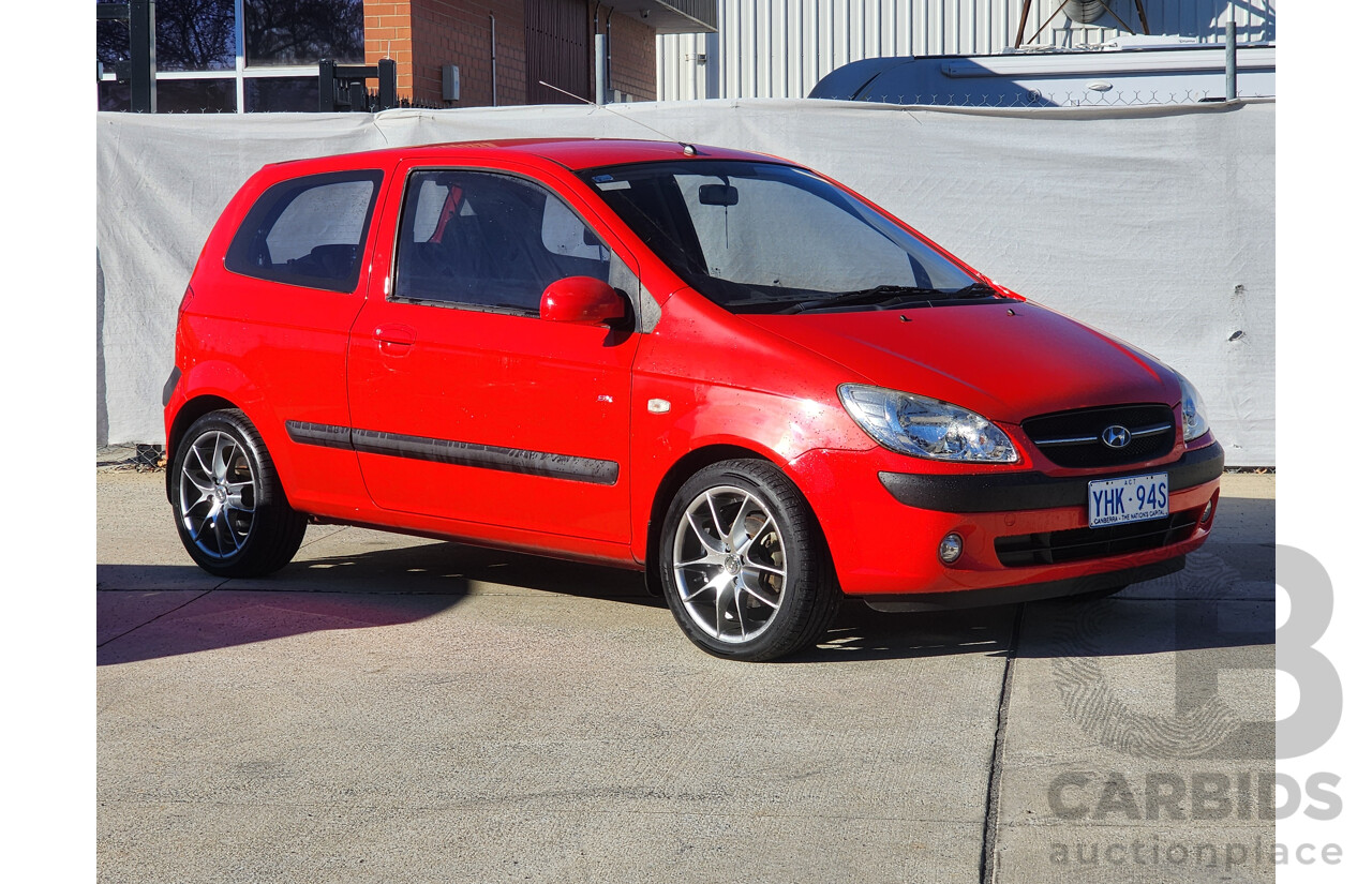 10/2009 Hyundai Getz SX FWD TB MY09 3D Hatchback Red 1.6L
