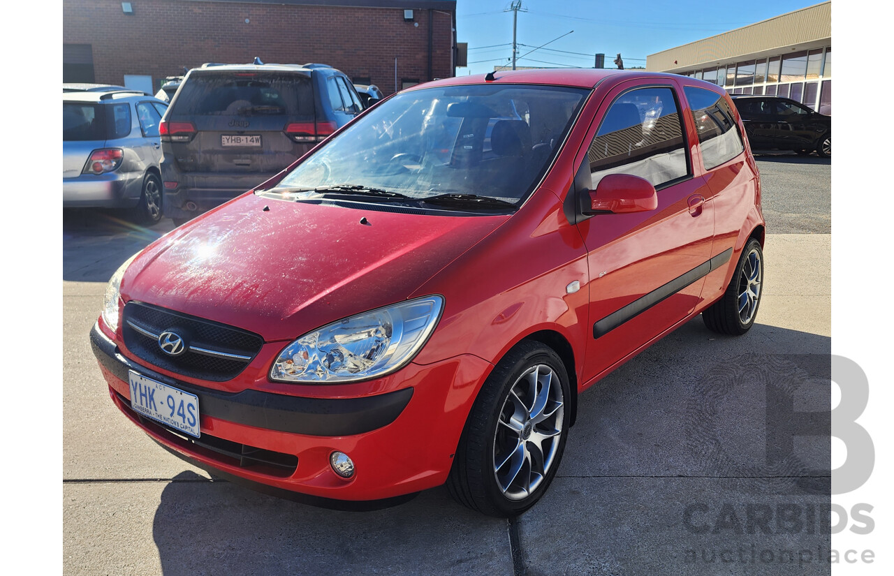 10/2009 Hyundai Getz SX FWD TB MY09 3D Hatchback Red 1.6L
