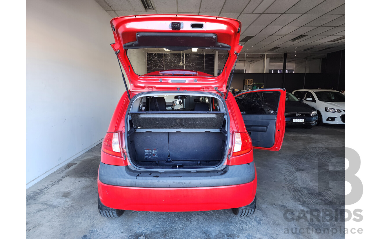 10/2009 Hyundai Getz SX FWD TB MY09 3D Hatchback Red 1.6L