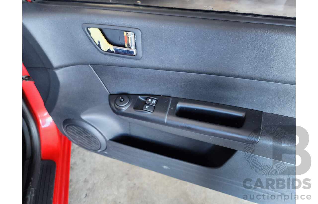 10/2009 Hyundai Getz SX FWD TB MY09 3D Hatchback Red 1.6L