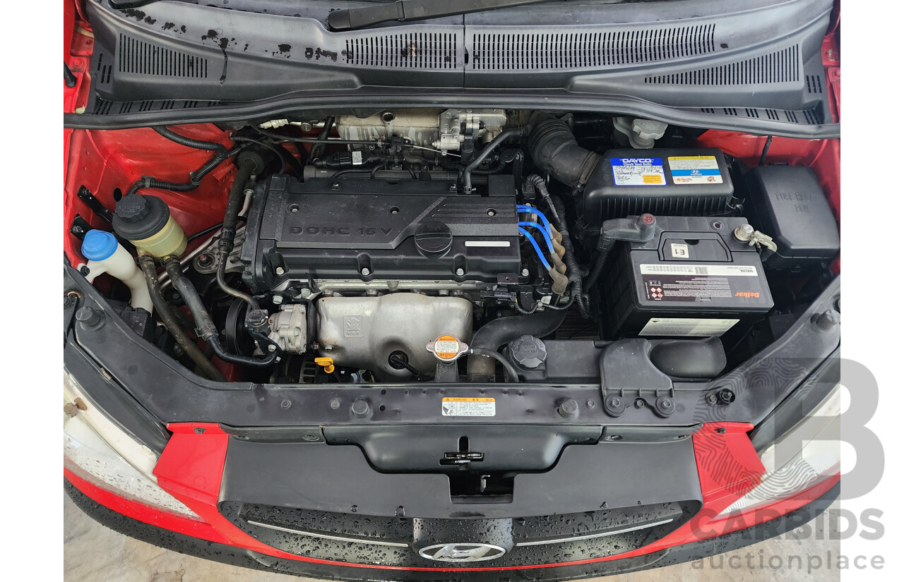 10/2009 Hyundai Getz SX FWD TB MY09 3D Hatchback Red 1.6L