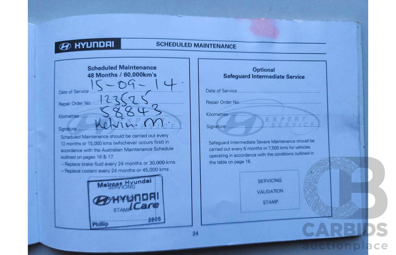 10/2009 Hyundai Getz SX FWD TB MY09 3D Hatchback Red 1.6L