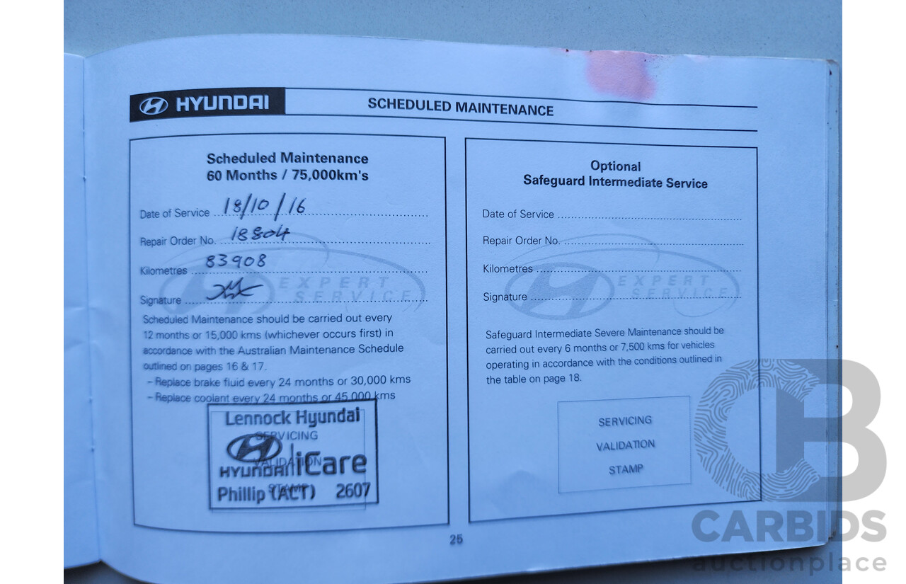 10/2009 Hyundai Getz SX FWD TB MY09 3D Hatchback Red 1.6L