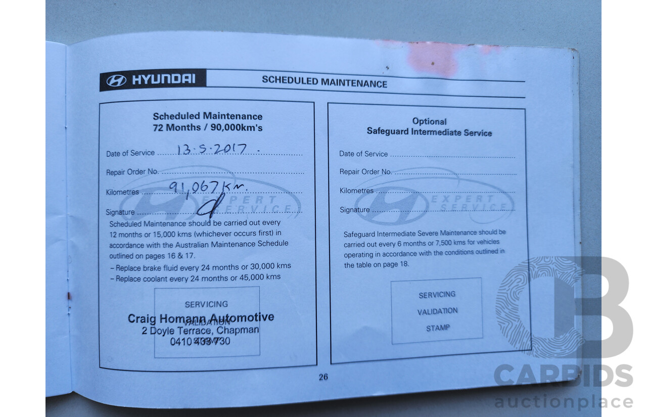 10/2009 Hyundai Getz SX FWD TB MY09 3D Hatchback Red 1.6L