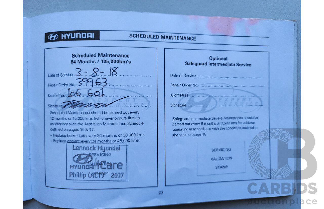 10/2009 Hyundai Getz SX FWD TB MY09 3D Hatchback Red 1.6L