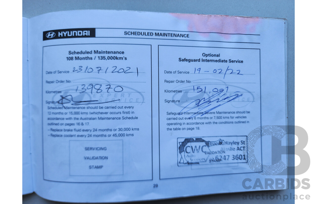 10/2009 Hyundai Getz SX FWD TB MY09 3D Hatchback Red 1.6L