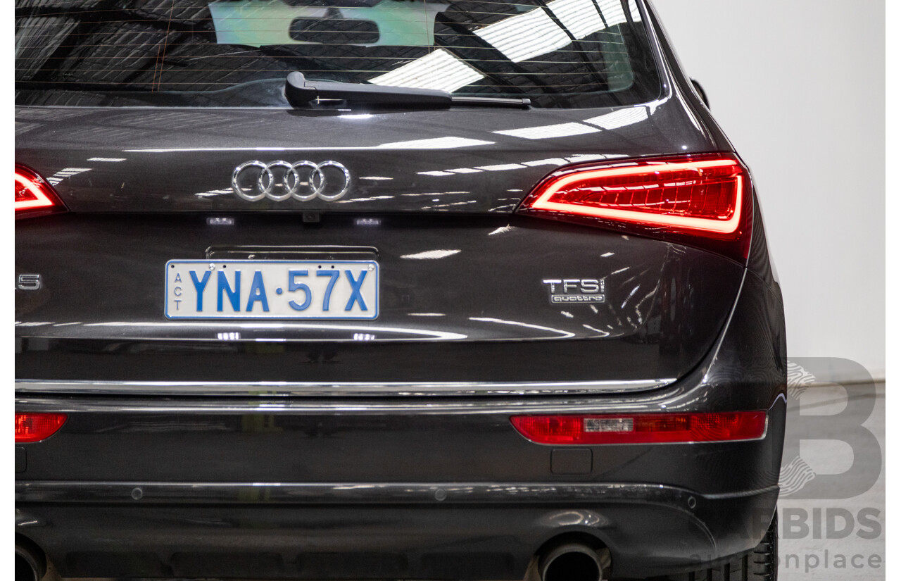 4/2016 Audi Q5 2.0 TFSI Quattro (AWD) 8R MY16 4d Wagon Metallic Black Turbo 2.0L