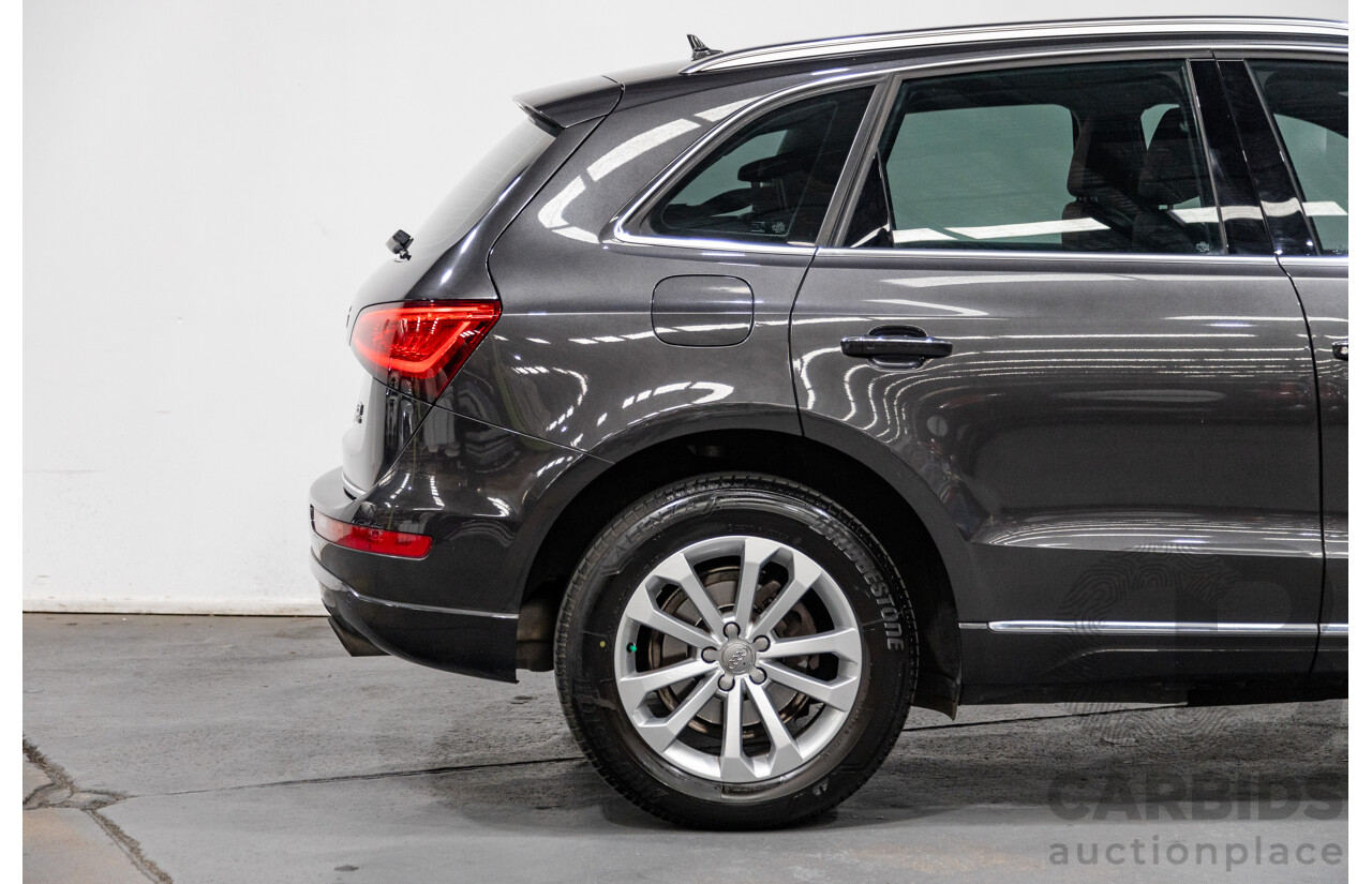 4/2016 Audi Q5 2.0 TFSI Quattro (AWD) 8R MY16 4d Wagon Metallic Black Turbo 2.0L