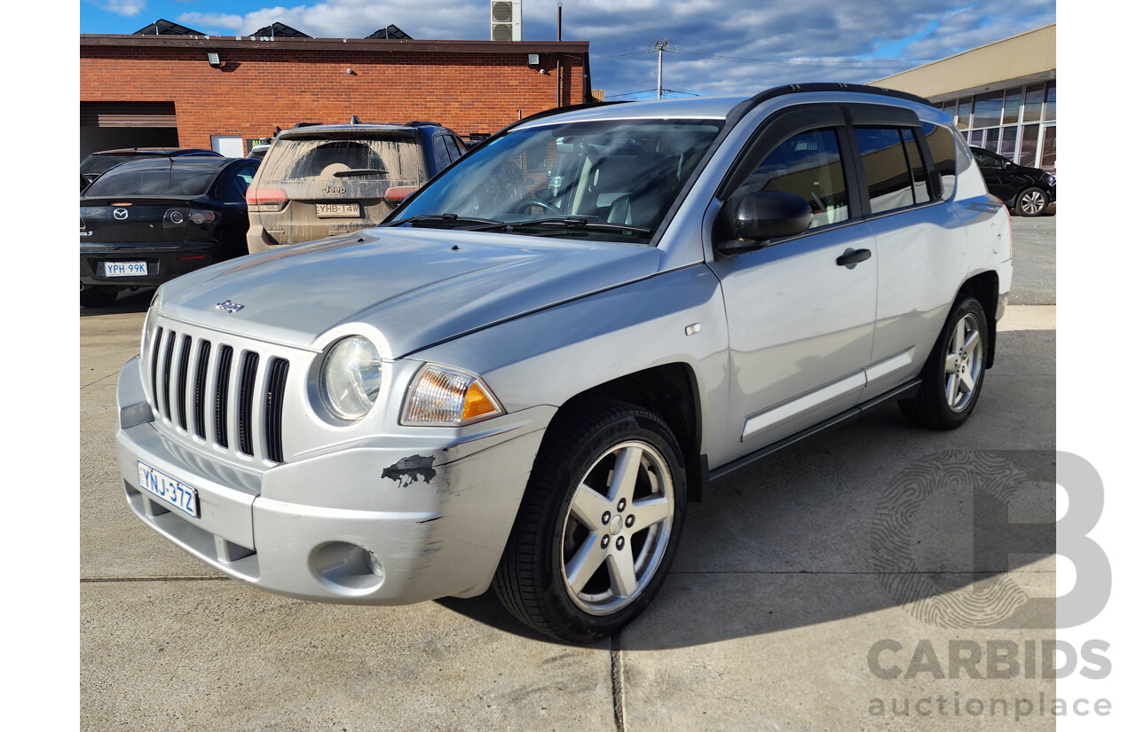 02/2008 Jeep Compass LIMITED 4x4 MK 4D Wagon Silver 2.4L