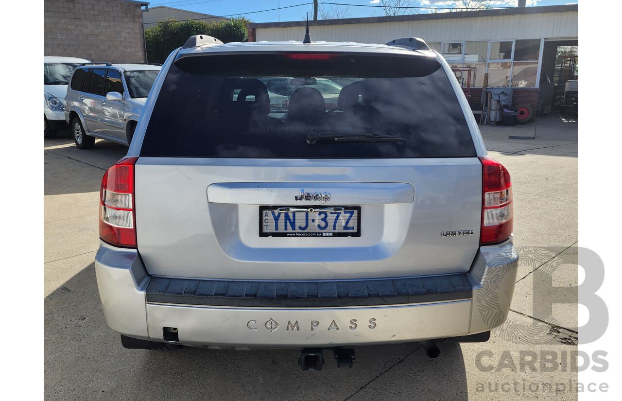 02/2008 Jeep Compass LIMITED 4x4 MK 4D Wagon Silver 2.4L